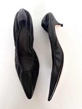 The Row Liisa Black Kitten Heels size 38